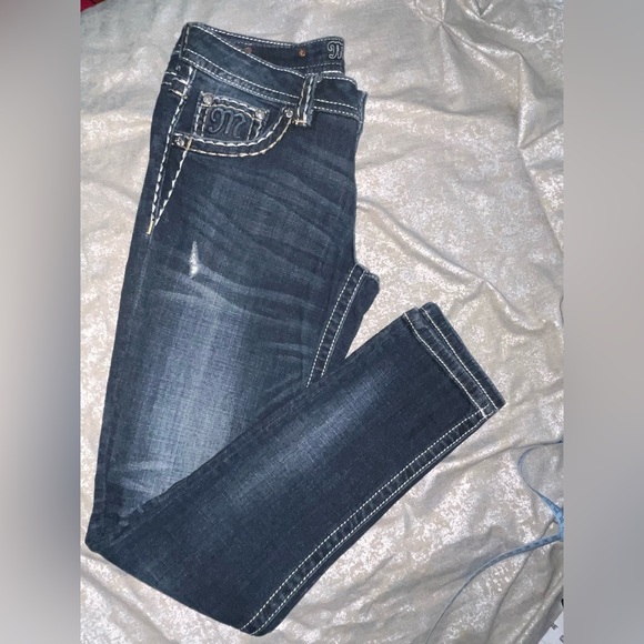 MISS ME SIGNATURE SKINNY WOMENS JEANS Sz 30 - Picture 5 of 15